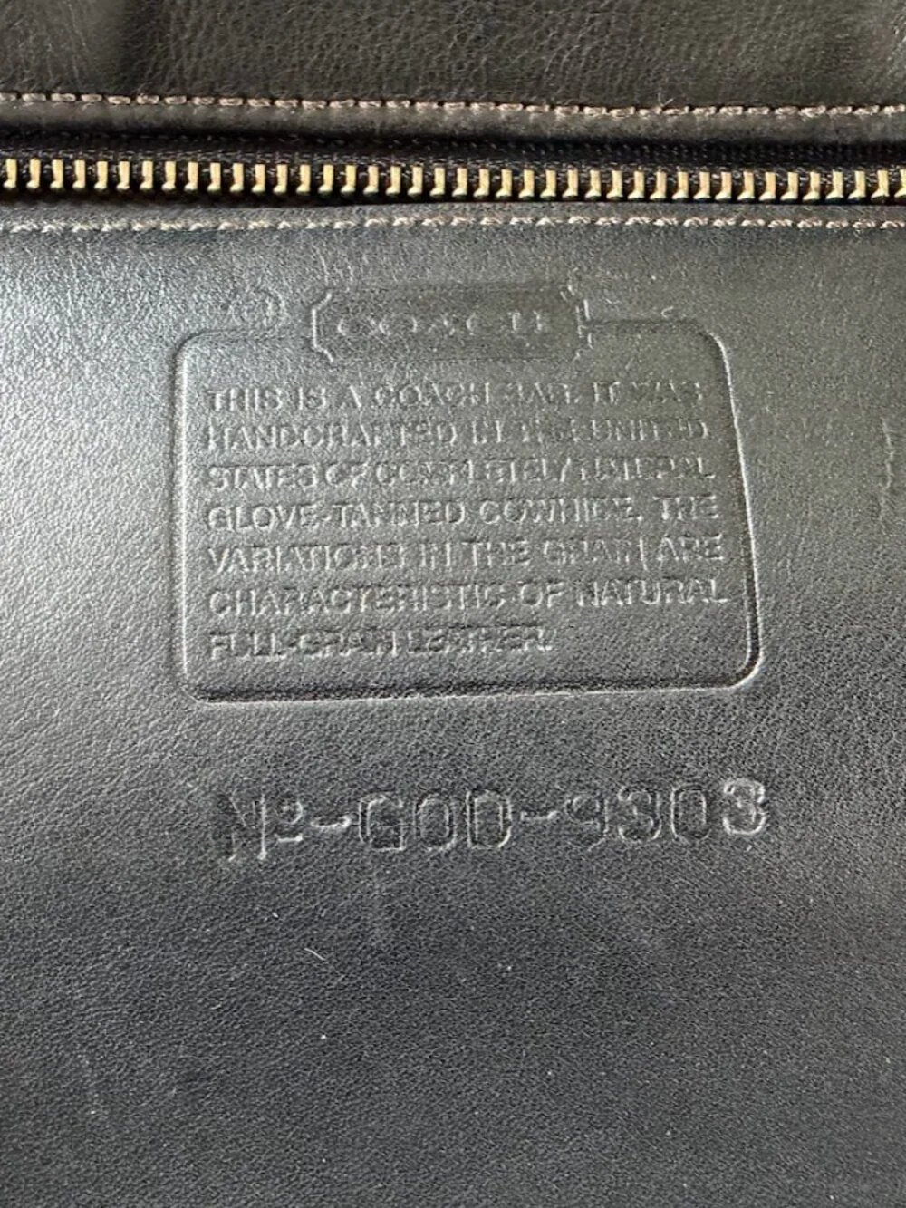 Vintage Black Leather Coach Bleecker Satchel - Picture 7 of 8